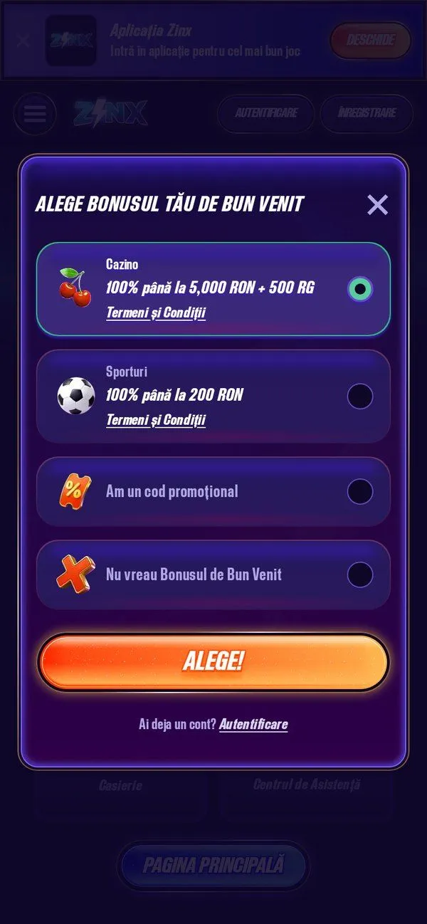 Zinx Casino