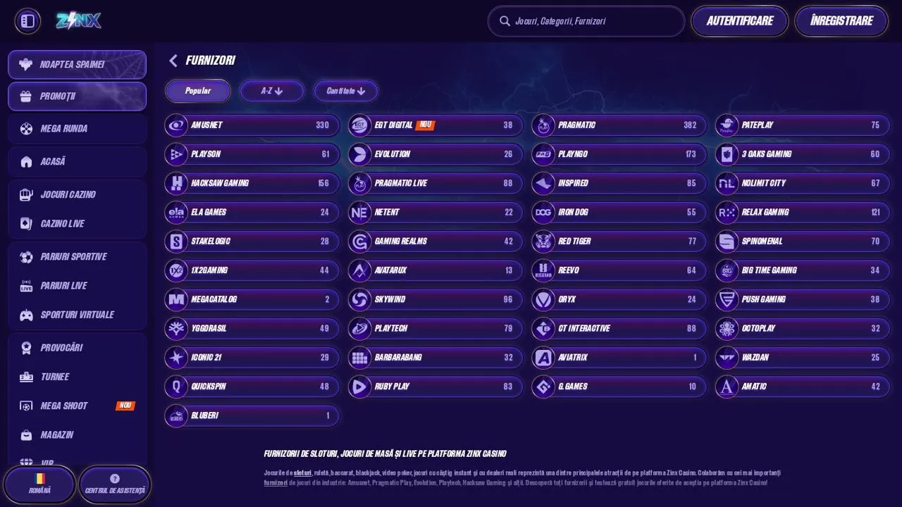 Zinx Casino